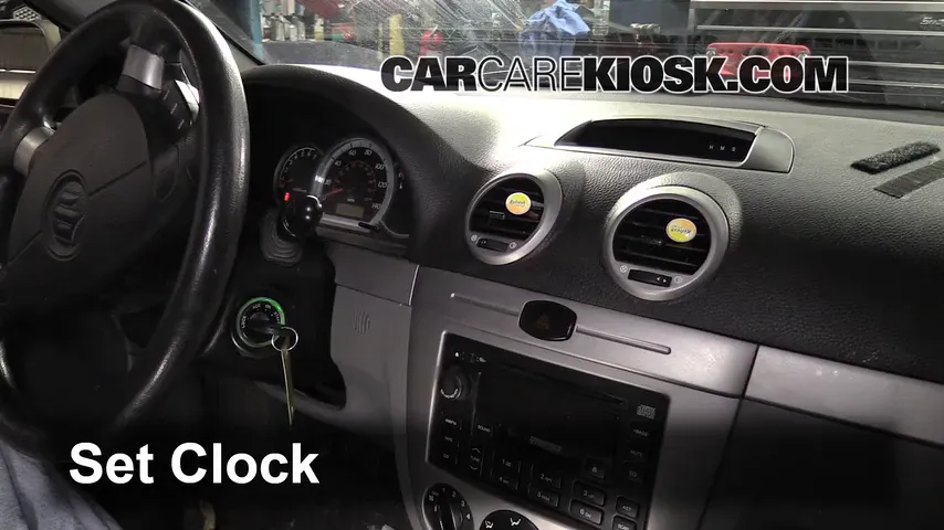 2005 Suzuki Forenza LX 2.0L 4 Cyl. Wagon Clock Set Clock